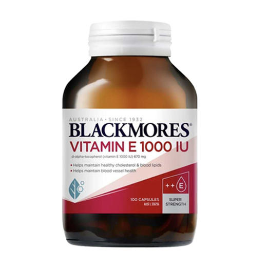 Blackmores 澳佳宝维生素E软胶囊 1000IU 100粒 商品图0