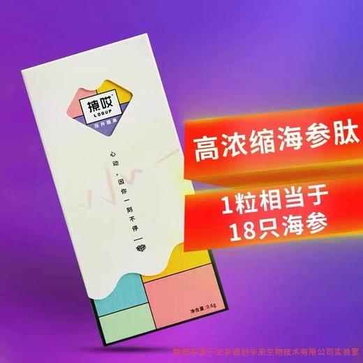 【保密发货男人心动糖、四盒起送LOFR口气珠】撩哎LOOUP心动糖马来西亚进口海参肽一盒一粒 商品图2