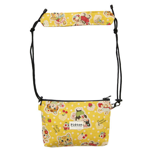 HUJI祤集pieton斜挎包POPOLO复古波点猫猫 商品图0