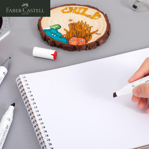 【福利购2024】a0德国辉柏嘉 红系列 马克笔专用手绘本 A4/A3 30p 商品图2