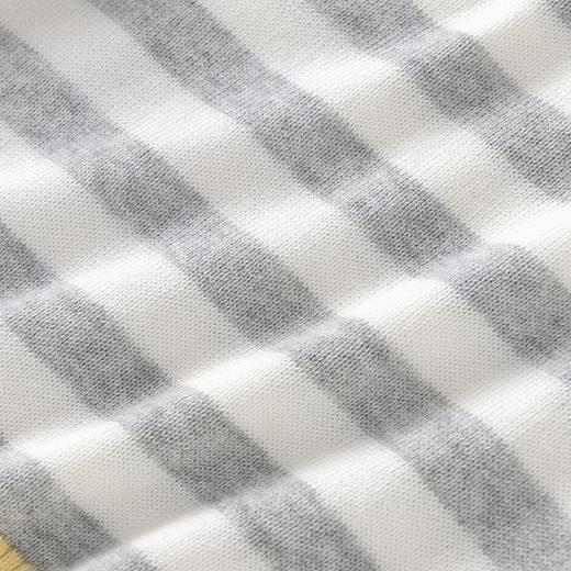 英氏-童衣类（秋）C9英毛圆领长套衣花灰 商品图3