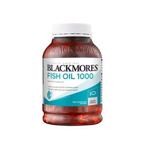 Blackmores 原味深海鱼油胶囊 400粒