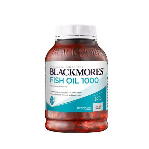 Blackmores 原味深海鱼油胶囊 400粒 商品图0