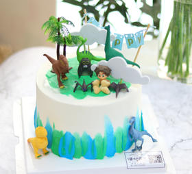 【生日蛋糕】恐龙主题生日蛋糕