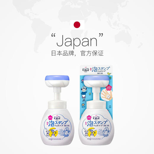 日本花王碧柔花朵儿童洗手液泡沫宝宝滋润除菌 250ml 商品图2