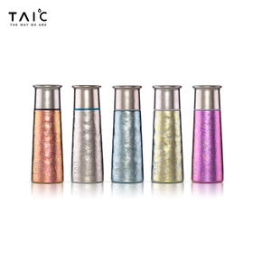 【TAIC 太可】纯钛T型保温杯 便携小水杯创意个性潮流钛杯