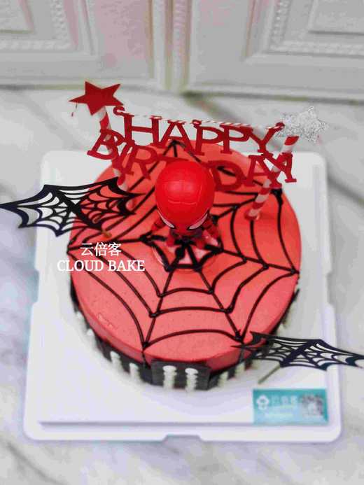 【蜘蛛侠主题蛋糕】 商品图5