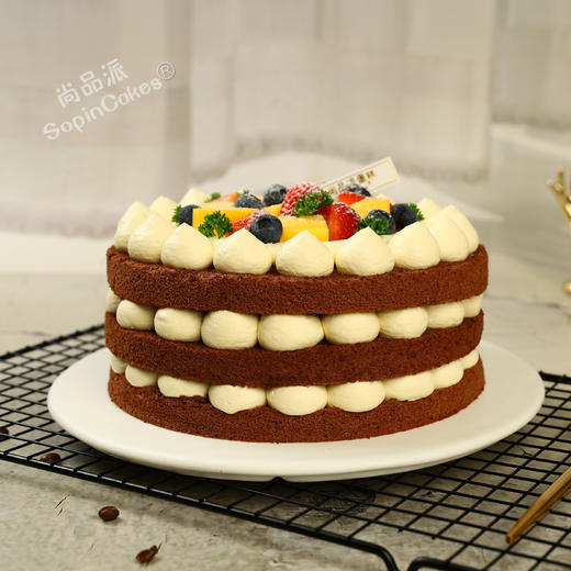美之旋律-巧克力鲜果裸蛋糕【惠州】 商品图1