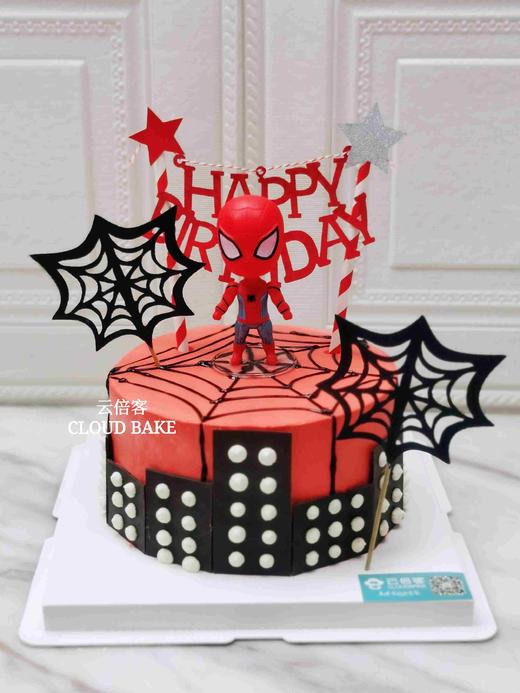 【蜘蛛侠主题蛋糕】 商品图0