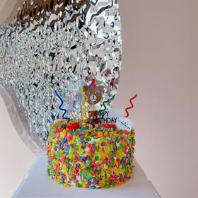 彩虹小熊 奶油蛋糕