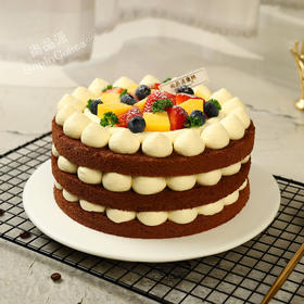 美之旋律-巧克力鲜果裸蛋糕【惠州】