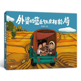 外婆的蓝色铁皮柜轮椅 3-6岁 独立动画导演刘毛宁原创亲情绘本 浪花朵朵童书001