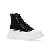 ALEXANDER MCQUEEN 亚历山大.麦昆 女士棉质 Tread Slick 高帮系带靴子休闲运动鞋 黑色 611706 W4MV2 1070 商品缩略图0