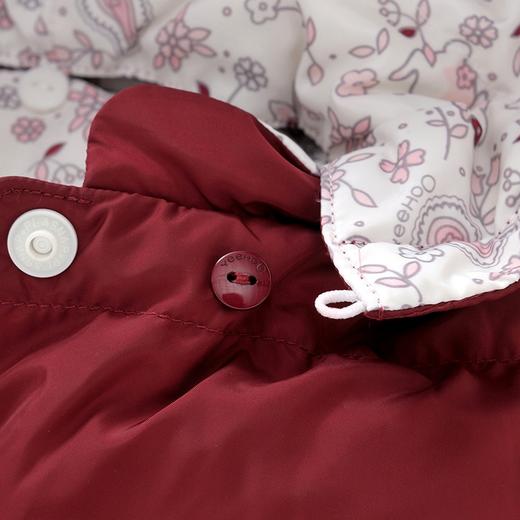 英氏-童衣类（冬）C9英羽短帽外套 英氏白 商品图1