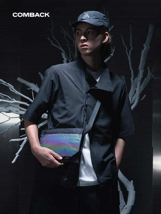 COMBACK C0922斜挎包男潮牌秋季新品街头百搭休闲运动单肩包机能背包 商品图1