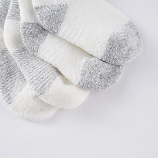 英氏-鞋袜类（冬）C9英针厚袜（2双装）花灰 商品图3