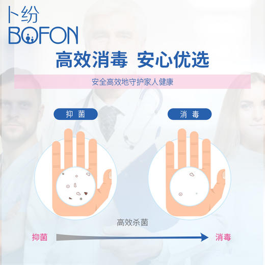 卜纷 75%杀菌便携式免洗洗手液 商品图2