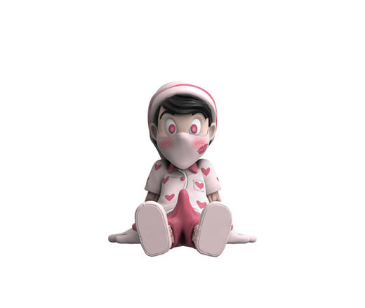 坐姿匹诺曹情人节限定款-粉色 商品图3