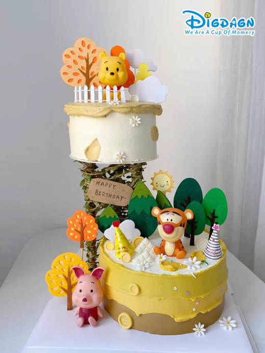 【维尼家族】叮当CAKE爆款生日蛋糕-鲜果奶油蛋糕 商品图0