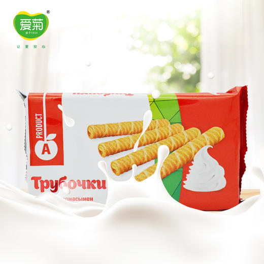 配奶油馅的华夫卷饼 商品图1