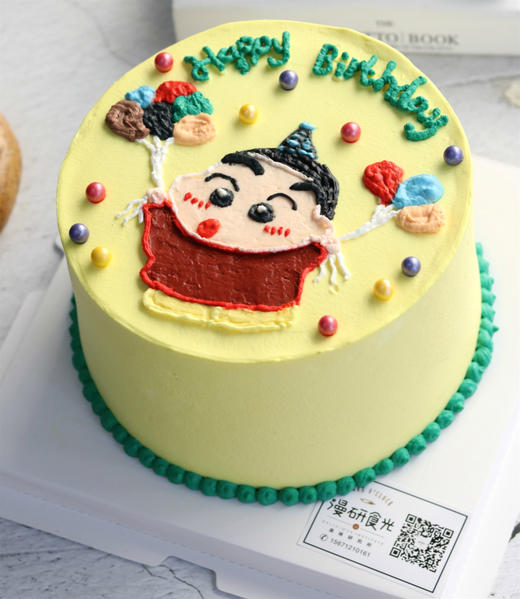 【生日蛋糕】蜡笔小新手绘款 商品图0