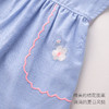 拉比-童衣类（夏）D0花语后开短袖衣天蓝 商品缩略图2