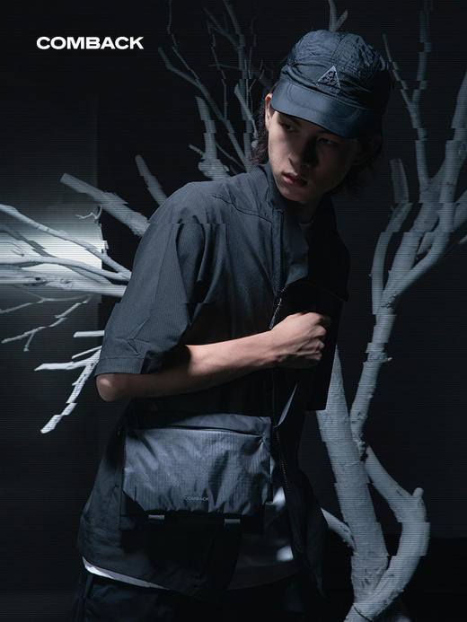 COMBACK C0922斜挎包男潮牌秋季新品街头百搭休闲运动单肩包机能背包 商品图2