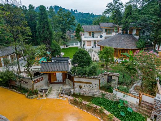 【雅安·463号院】5房/6房临湖温泉私汤小院+夏日戏水池，采茶，钓鱼/垂钓，私享2000㎡院舍+1000㎡茶园，全屋地暖、壁炉、可放烟花XXH 商品图12