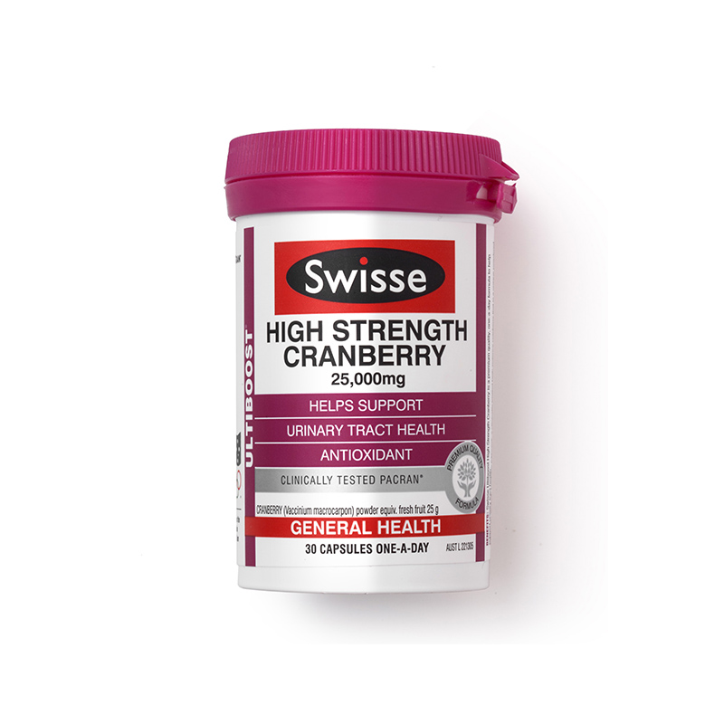 【保税仓】Swisse斯维诗蔓越莓胶囊 30粒 新老版本随机（20260701）