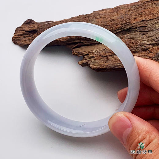 派瑞翡翠 翡翠手镯 糯种 淡紫色 商品图1