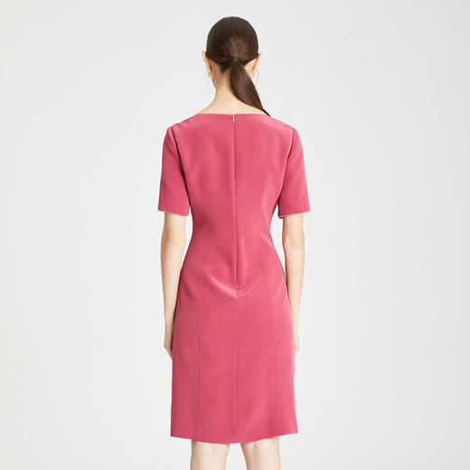 RF8A4斯尔丽瑟俪2021年夏季新款甜美优雅V领钉珠连衣裙 商品图1