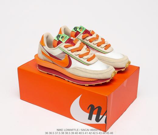 耐克CLOT x Sacai x Nike LDV Waffle Daybreak重叠设计前卫华夫变形休闲慢跑鞋DH1347-100 商品图8