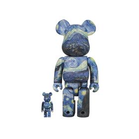 Bearbrick 梵高星空 400%+100%