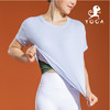 【七十二小时发货】壁虎瑜伽【2108SY064】高弹亲肤宽松短袖（无胸垫） 商品缩略图3