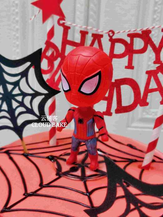 【蜘蛛侠主题蛋糕】 商品图4