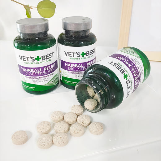 美国 绿十字 Vet's Best  猫草片60片 商品图5