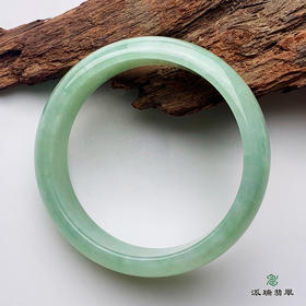 派瑞翡翠 翡翠手镯 糯种 绿色