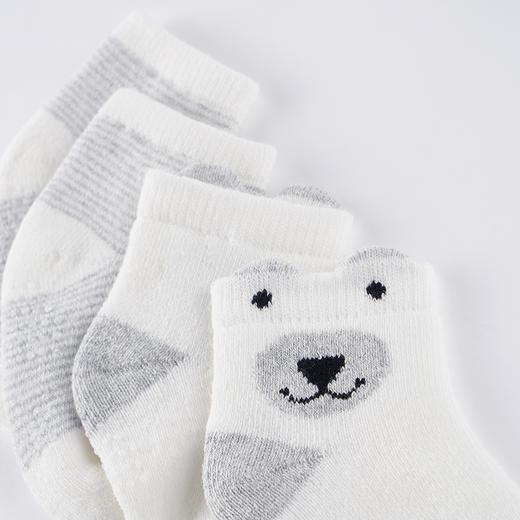 英氏-鞋袜类（冬）C9英针厚袜（2双装）花灰 商品图2