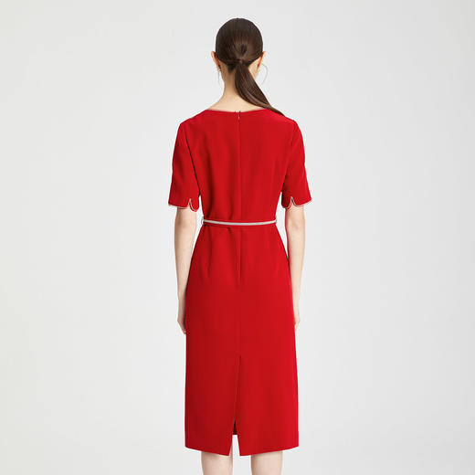 LB810斯尔丽瑟俪2021年夏季上新精致优雅女士烫钻礼服连衣裙 商品图1