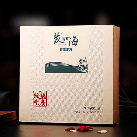 【胡庆余堂】发如海膏系列 黑黑膏 12克*15条 商品图0