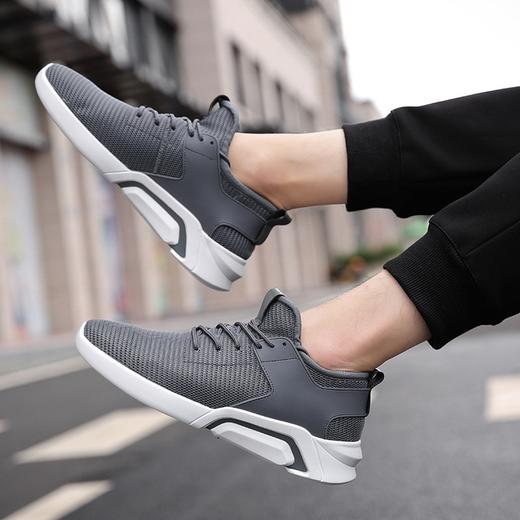 【男鞋】男士运动鞋 夏季网面休闲运动鞋 飞织轻便透气跑步鞋 商品图3