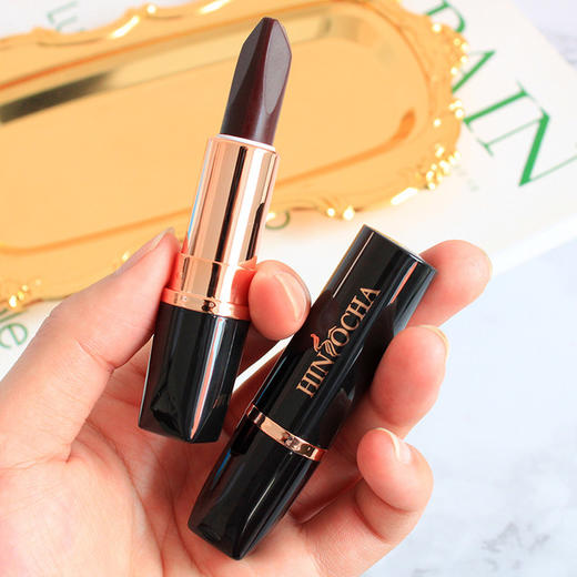【美妆个护】韩水仙黑曜石三色口红双面不易沾杯不易掉色抖音快手网红同款情人节礼物 商品图1