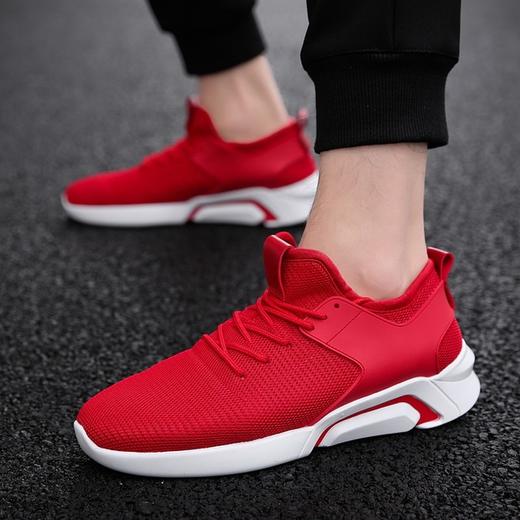 【男鞋】男士运动鞋 夏季网面休闲运动鞋 飞织轻便透气跑步鞋 商品图2