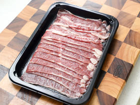 安格斯前胸烤肉片原切雪花肥牛片200g一盒