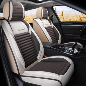 【汽车坐垫】汽车坐垫中药养生新款全包围亚麻汽车座套四季通用