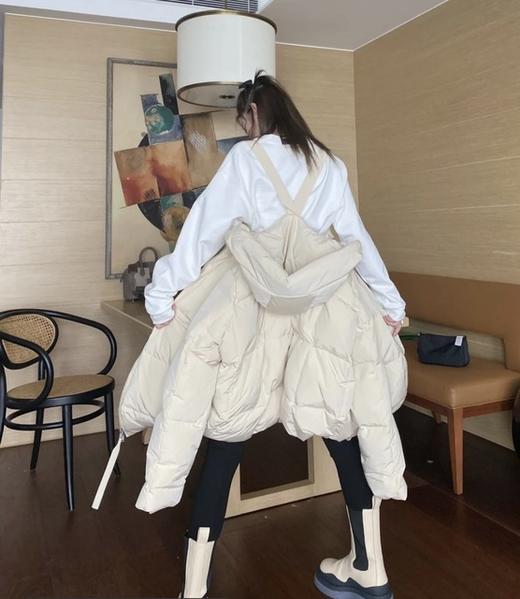 【服饰鞋包】王鸥同款马卡龙保暖廓形羽绒服连帽面包服外套 商品图1