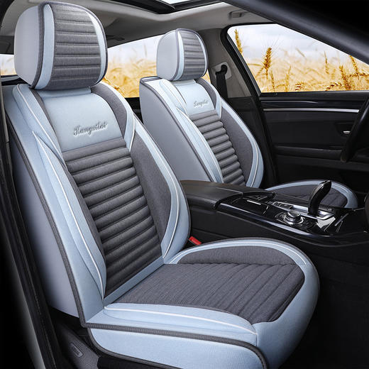 【汽车坐垫】汽车坐垫中药养生新款全包围亚麻汽车座套四季通用 商品图2