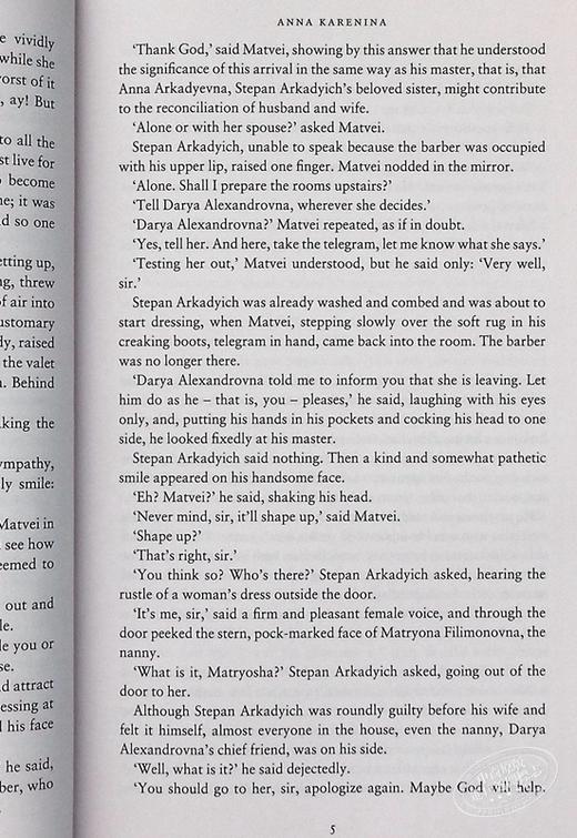 【中商原版】安娜卡列尼娜 英文原版 Anna Karenina/ Leo Tolstoy 托尔斯泰 俄国文学 企鹅经典 商品图5