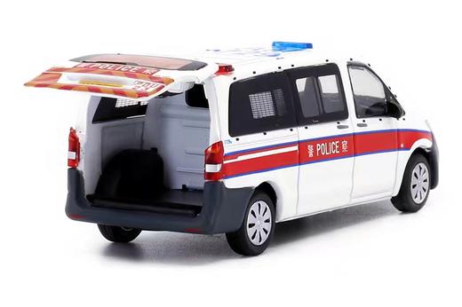 Tiny微影 1:64 平治Vito警察合金车 商品图1