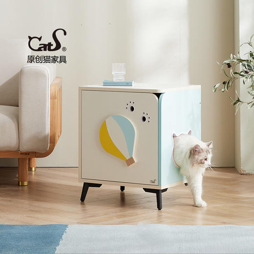CatS猫家具 旅行系列猫屋 边几 人猫共用猫柜 商品图0